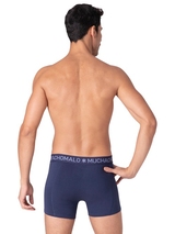 Muchachomalo Solid  blau baumwoll-boxershort