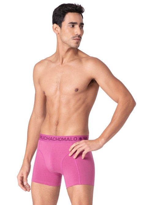 Muchachomalo Solid  blau baumwoll-boxershort