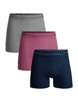 Muchachomalo Solid  blau baumwoll-boxershort