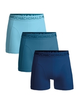 Muchachomalo Solid  blau baumwoll-boxershort