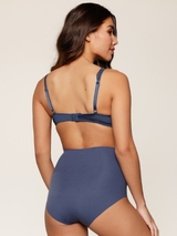 LingaDore Täglich Basic navy-blau hoher slip