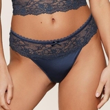LingaDore Täglich Basic navy-blau string