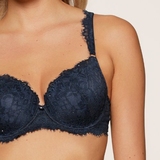 LingaDore Sparkling Blue navy-blau vorgeformter bh