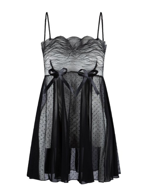 LingaDore Golden Glamour schwarz slipdress