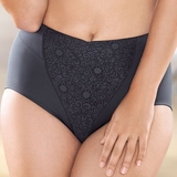 Anita Flora anthrazit hoher slip