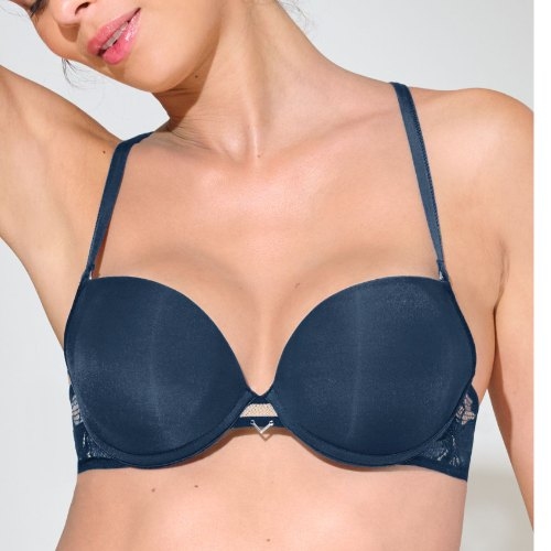 Lisca Charisma navy-blau push up bh