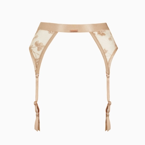 Lisca Passion rose with gold strumpfhalter
