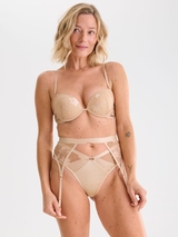 Lisca Passion rose with gold string
