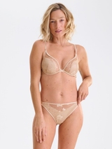 Lisca Passion rose with gold string