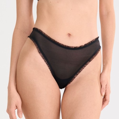 Lisca Shiny Star schwarz string