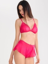 Lisca Shiny Star pink nicht geformter bh
