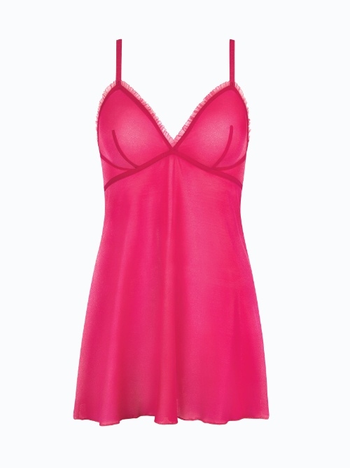 Lisca Shiny Star pink slipdress