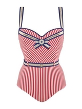 Marlies Dekkers Bademode sample Victoria rot/print badeanzüge