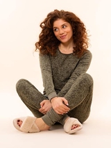Charlie Choe Lovely Nights grün pyjama-shirt