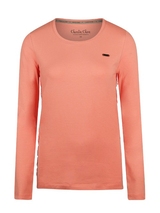 Charlie Choe Lovely Nights koralle pyjama-shirt