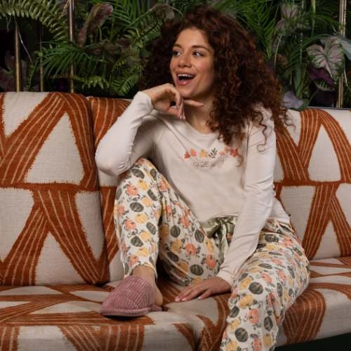 Charlie Choe Lovely Nights aus weiß pyjamahose