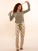 Charlie Choe Lovely Nights aus weiß pyjamahose