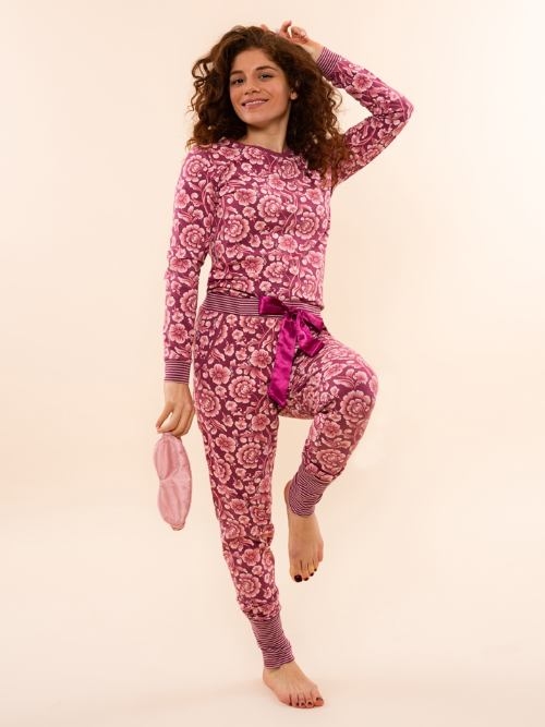 Charlie Choe Cozy Days violett pyjama-shirt