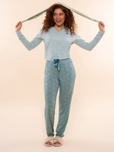 Charlie Choe Cozy Days blau pyjama-shirt