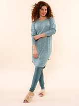 Charlie Choe Cozy Days blau nachtkleid