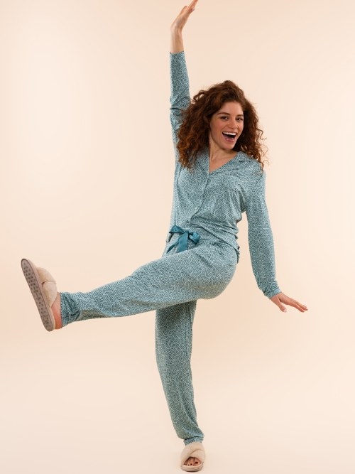 Charlie Choe Cozy Days blau pyjama