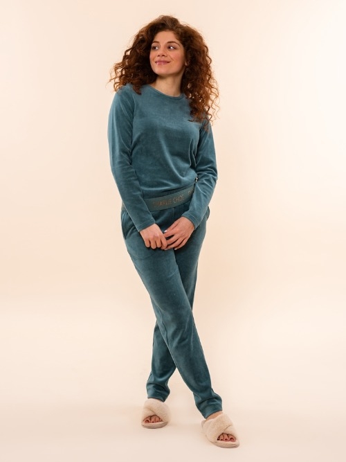 Charlie Choe Cozy Days grün pyjama