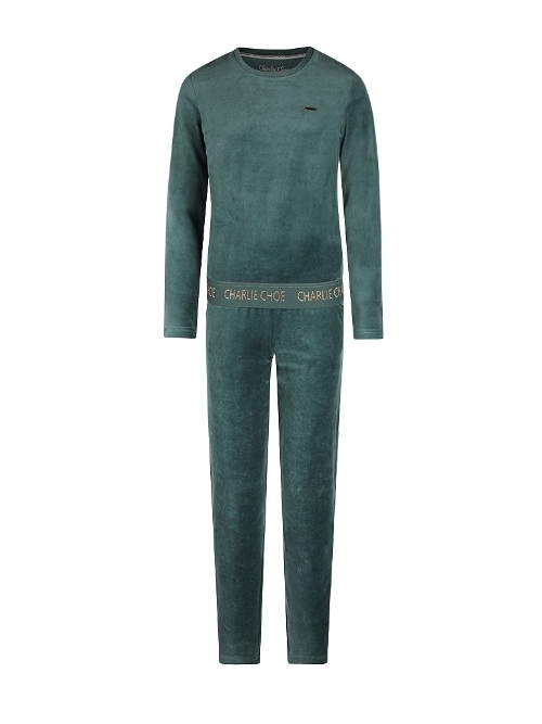 Charlie Choe Cozy Days grün pyjama