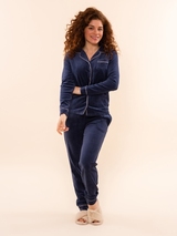 Charlie Choe Cozy Days navy-blau pyjama