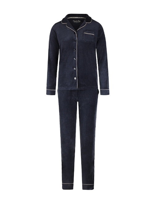 Charlie Choe Cozy Days navy-blau pyjama