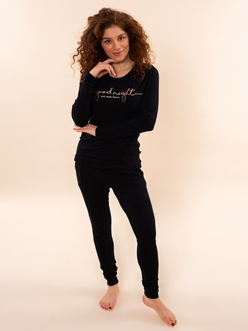 Charlie Choe Fall in Love schwarz pyjama-shirt