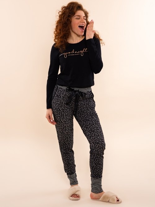 Charlie Choe Fall in Love schwarz pyjama-shirt