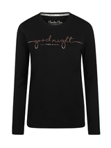 Charlie Choe Fall in Love schwarz pyjama-shirt