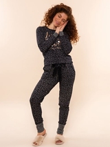Charlie Choe Fall in Love schwarz pyjama-shirt