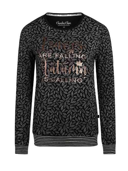 Charlie Choe Fall in Love schwarz pyjama-shirt