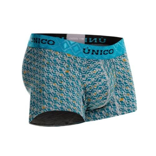 Mundo Unico Cubo grün/print sport boxershort