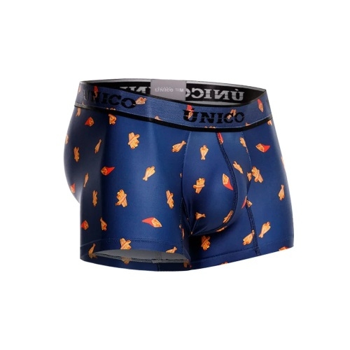 Mundo Unico Churro navy-blau/print sport boxershort