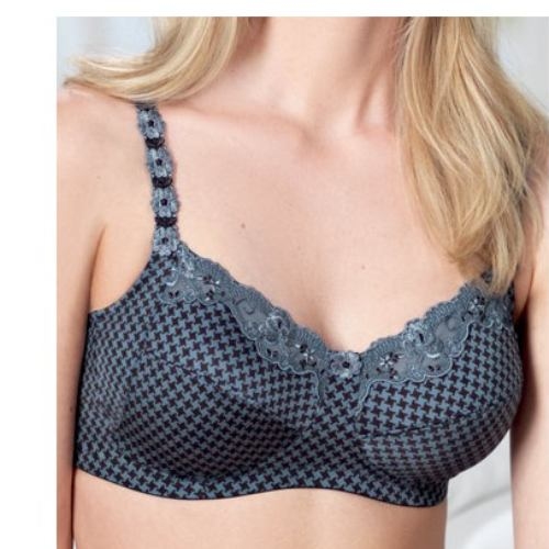 Anita Care Josephine blau/print prothese bh