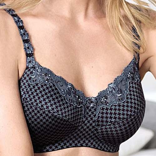 Anita Care Josephine blau/print prothese bh