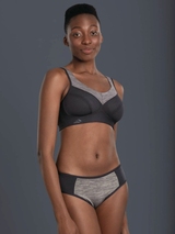Anita Aktiv Sport-Tights Kompression PanAlp grau/schwarz sport bh