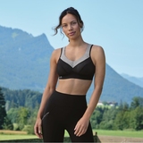 Anita Aktiv Sport-Tights Kompression PanAlp schwarz/grau sport bh