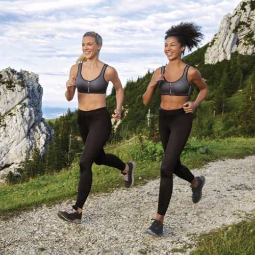 Anita Aktiv Sport-Tights Kompression PanAlp grau/schwarz sport bh