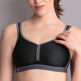 Anita Aktiv Leistung schwarz/grau sport bh