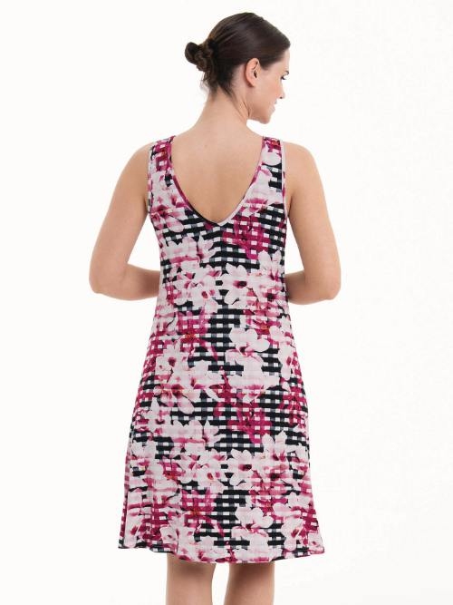 Anita Bademode Mala schwarz/weiß strandkleid