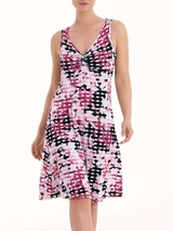 Anita Bademode Mala schwarz/weiß strandkleid