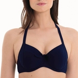 Rosa Faia Bademode Leandra blau unwattierter bikini bh