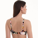 Rosa Faia Bademode Luna schwarz unwattierter bikini bh