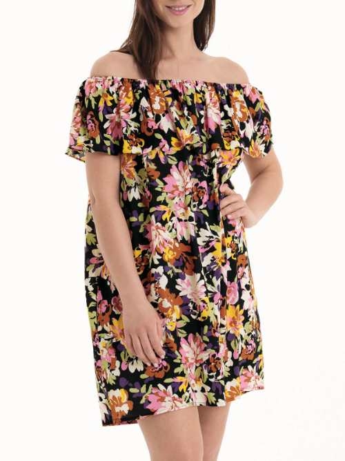 Rosa Faia Bademode Brava schwarz strandkleid