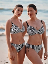 Rosa Faia Bademode Lorie schwarz bikini slip
