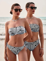 Rosa Faia Bademode Bruna schwarz bikini slip