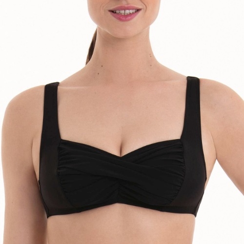 Anita Bademode Elle schwarz unwattierter bikini bh